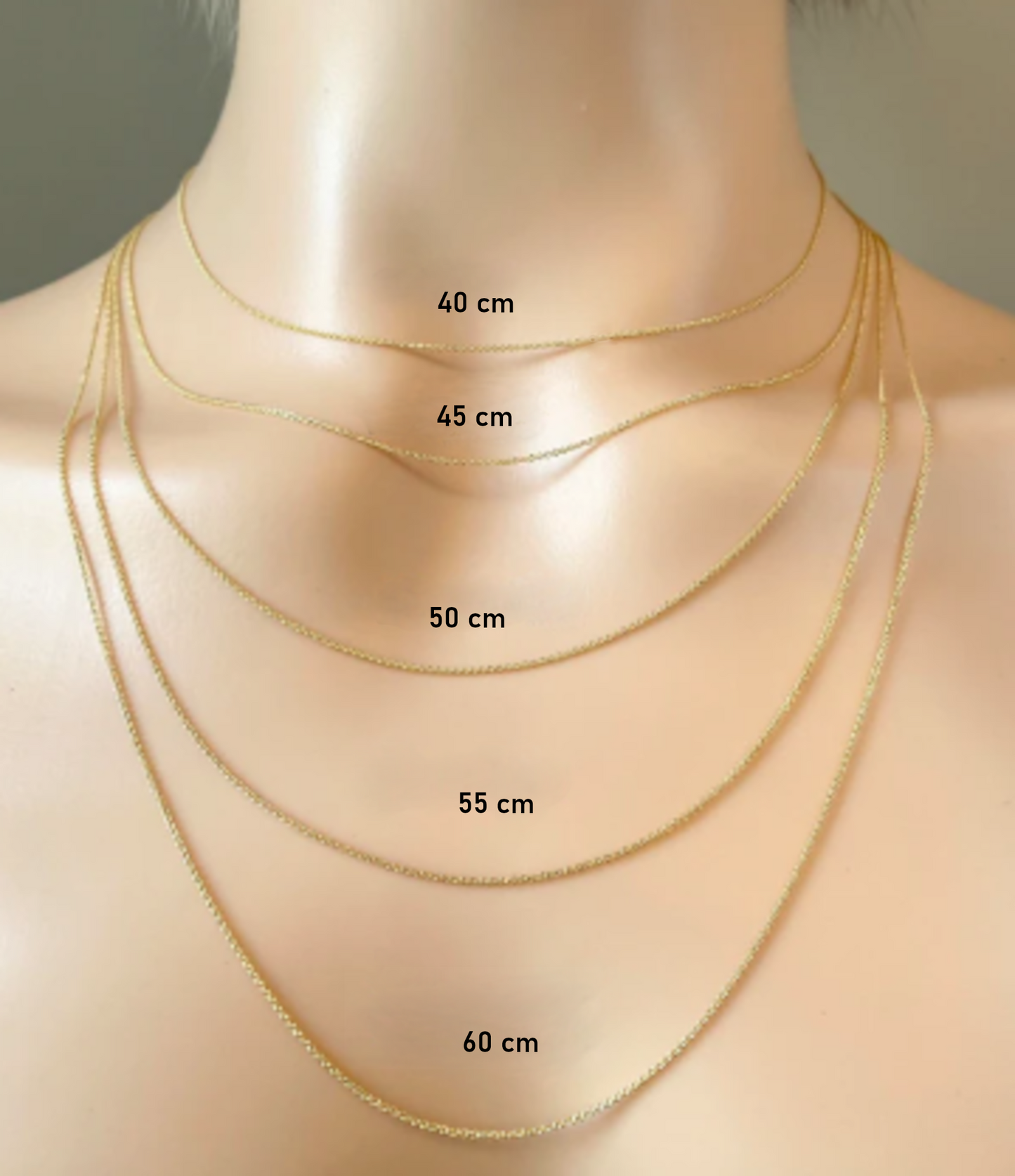 Mercure Link Chain choker hálsketa - 18k gold plated