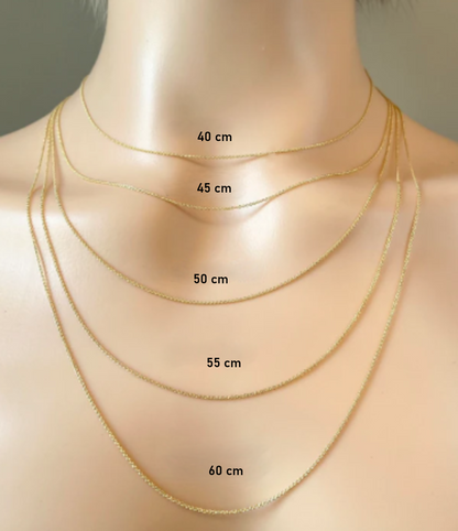 Mercure Link Chain choker hálsketa - 18k gold plated